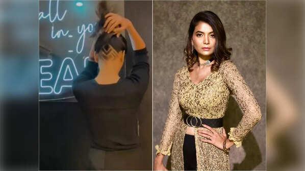 Shwetha Prasad's bold hairdo