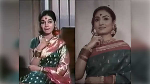 Vaishnavi Gowda recreates late actress Kalpana's look