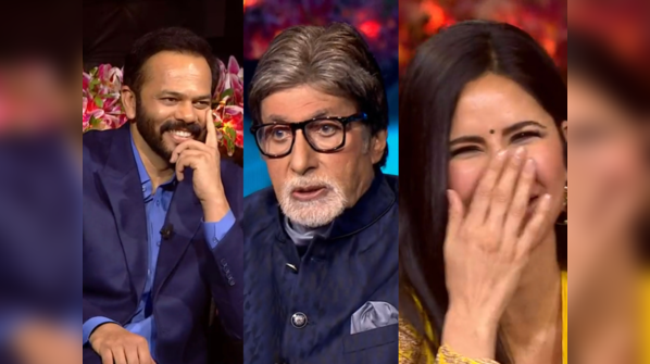 Big B’s Fun banter with Katrina Kaif and Rohit Shetty