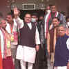 JP Nadda at the venue. (Photo credit: ANI)