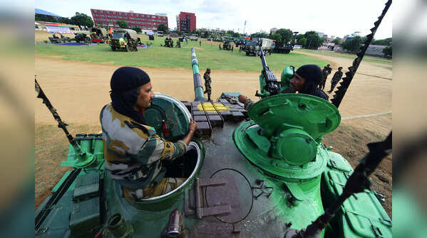 Army Equipment Display at Chitrakut