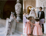Oil heiress Ivy Getty walks down the aisle in a breathtaking gown covered in mirror shards to marry Tobias Engel, see dreamy wedding photos