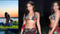 Janhvi Kapoor stuns in a floral bikini; gives a hot twist to 'Lungi Dance'