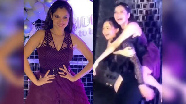 Bride-to-be Ankita Lokhande hosts a 'dhamakedaar' bachelorette party for her friends; inside pics of fun and laughter