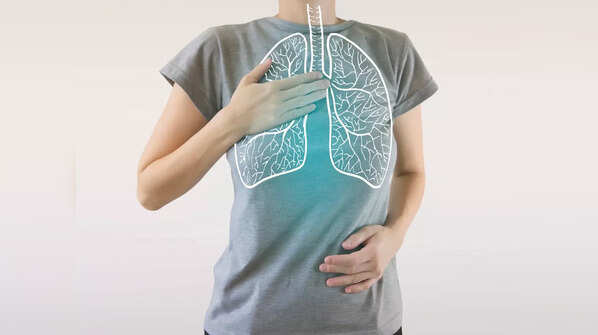 Decreased lung function and capacity