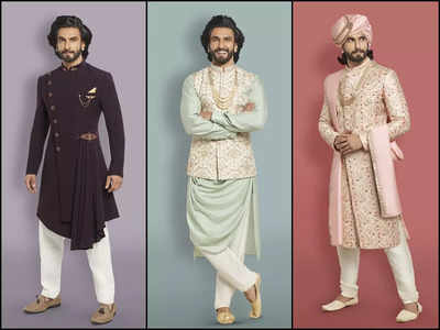 Ranveer Singh  Ranveer singh, Class outfits, Wedding suits men