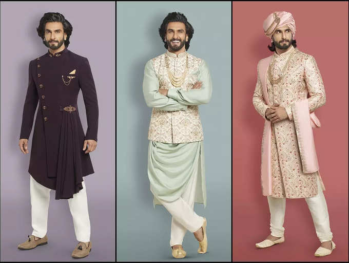 “Dulha Aa Gaya” reimagined by Manyavar! Check out Ranveer Singh’s many classy moods in Indian traditional attire