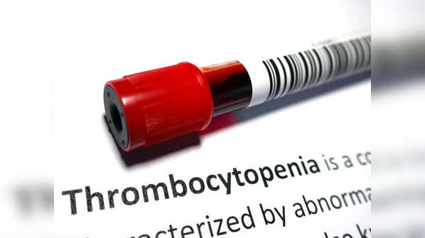 Blood leaking can lead to alarmingly low platelet levels