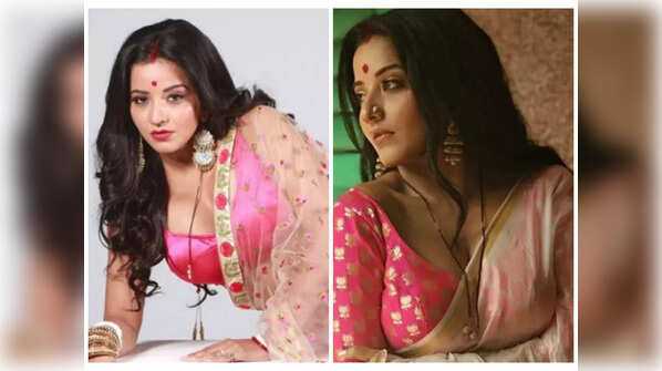 Check out: Interesting looks of Monalisa in saree