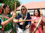 Delhiites enjoy a party of golf and garba