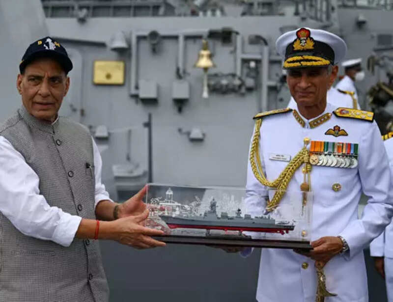 30 images from commissioning ceremony of INS Visakhapatnam
