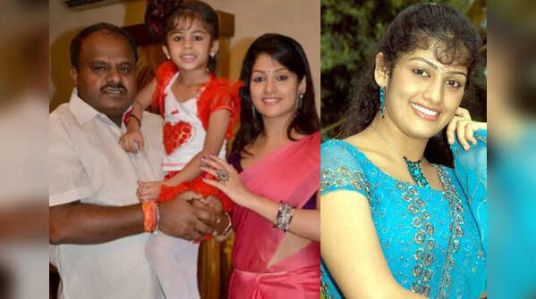 Ex -Karnataka Chief Minister picture with Kannada actress
