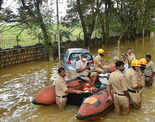 These pictures show waterlogging in Bengaluru after overnight rains