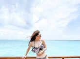 Hansika Motwani is painting Insta blue with her breathtaking pictures in a floral bikini