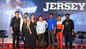 Shahid Kapoor and Mrunal Thakur attend the trailer launch of Jersey in Mumbai