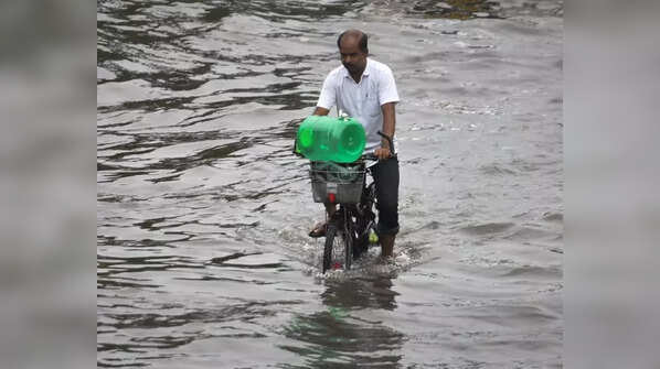 In pics: Heavy rains lash Chennai; roads waterlogged
