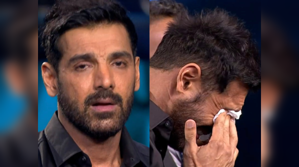 John Abraham’s emotional moment