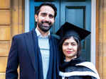 These lovely celebration pictures of Malala Yousafzai and hubby Asser Malik from her graduation go viral