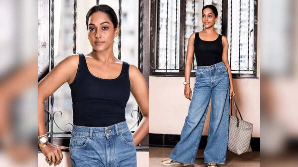 The denim look