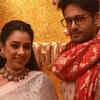 Rupali and Gaurav strike a pose