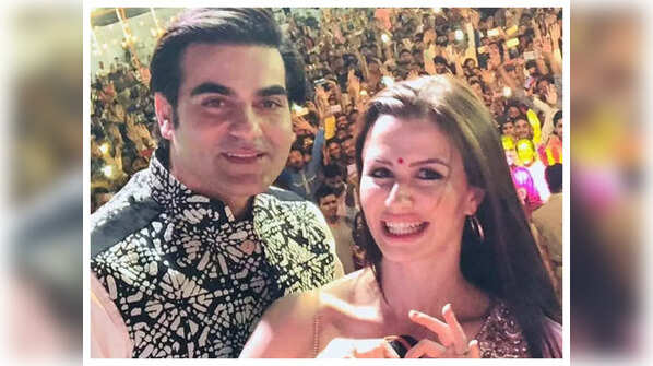 Arbaaz Khan and Giorgia Andriani