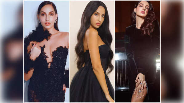 5 Times Nora Fatehi made heads turned in black