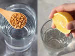Warm lemon water vs. methi jeera water