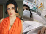 Mandana Karimi undergoes appendix surgery