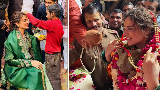 Kangana Ranaut visits Krishna Janmabhoomi, says, 'I don't belong to any party, but will campaign for nationalists'