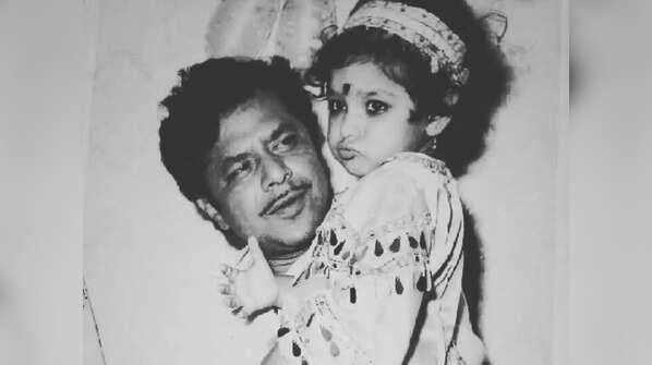 Rupali with her father