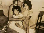 Rupali with her father Anil and brother Vijay