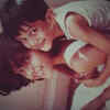 Carrying her brother on her back