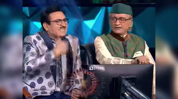 Jethalal and Bapu ji on the Hot Seat