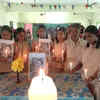 Tamil Nadu: Students from Othakadai government girls school pay homage to General Bipin Rawat in Madurai