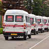 Ambulances with mortal remains leave for Sulur Air Force Station