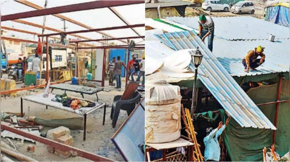 Farmers vacating Delhi borders