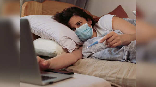 Mild fever that goes away on its own