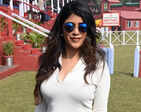 Socialites attend the Times of India Cup Race