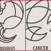 Cancer and Aquarius