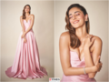 Ananya Panday looks like a dream in a blush pink off-shoulder gown, stylish photos will make your heart skip a beat!