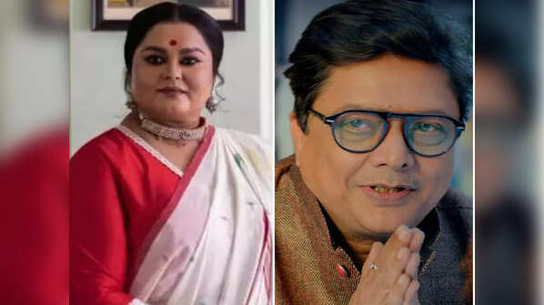 Sohini Sengupta and Bhaskar Banerjee as Anondi's reel parents