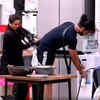 Madhurima Tuli hitting Vishal Aditya Singh with a frying pan