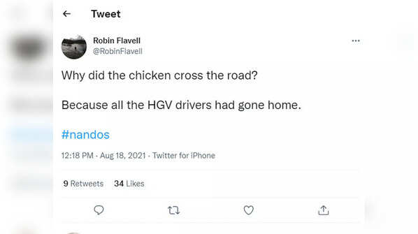 Nando’s chicken shortage