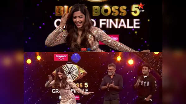 Rashmika Mandanna, Sukumar and Devi Sri Prasad have fun
