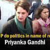Article image for: RSS, BJP do politics in name of religion: <i class="tbold">priyanka gandhi</i>