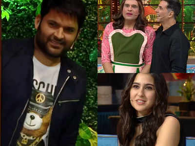 The Kapil Sharma Show: Akshay Kumar mocks Krushna's 'real panga' with mama  Govinda, Sara Ali Khan reveals the actor once fed her raw garlic; funniest  moments from the episode | The Times