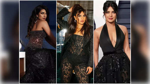 5 Times Priyanka Chopra Jonas made phenomenal statements in black