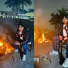 Kapil Sharma by the bonfire