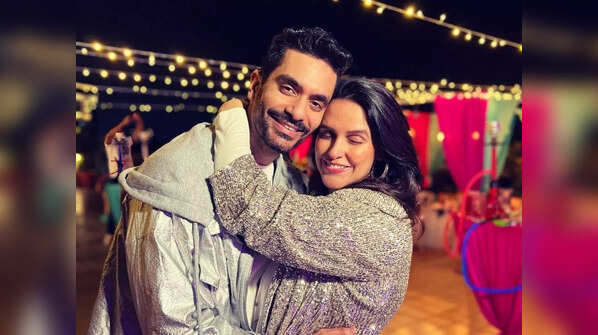 Neha Dhupia and Angad Bedi