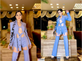 Urfi Javed makes heads turn in a chic purple front cutout pantsuit, stylish pictures garner mixed reactions online!
